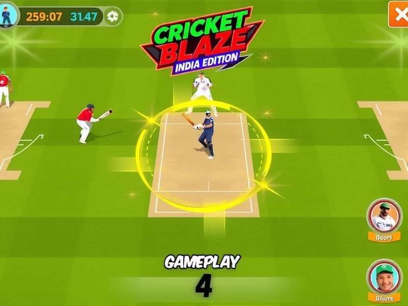Cricket Blaze India Edition Gameplay